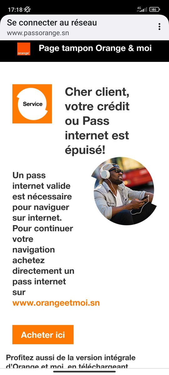 CSAMBOU's tweet image. C'est quoi le projet avec @orange_sn ? C'est quoi ces fausses notifs de pass épuisés ?