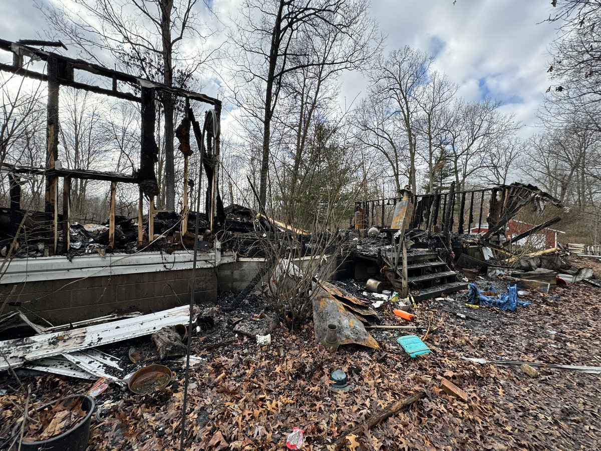 This is all that’s left of a home in Allegan after a fire just days before Christmas. The couple who lived here survived but lost multiple pets. I spoke with them about what’s next - Tonight at 5&6 on @wzzm13