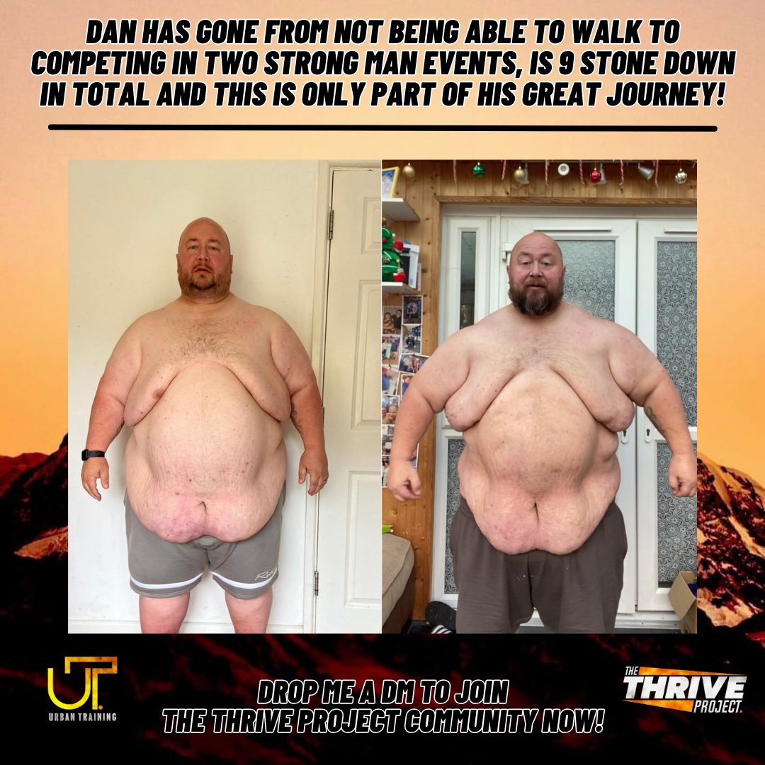 coachliamholder's tweet image. What a transformation so far from @Fatt_Dann 🙌 

9 stone down and this is only part of the journey! 2-3 years ago this guy could barely walk!

A very proud coach here with more to come 😊🙌

 #fatloss #weightloss #onlinept  #personaltrainer #utpersonaltraining #thethriveproject