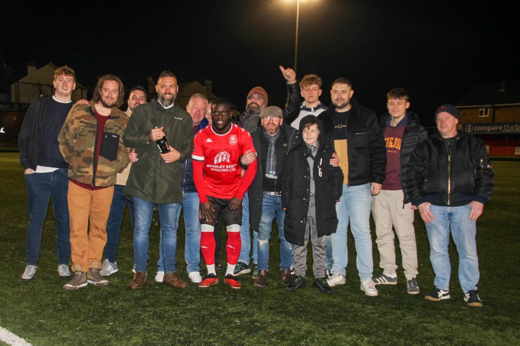 Congratulations to Man of the Match Chris Wreh in our 2-1 win over @ROFCOfficial . Chris was chosen by Swish Building Products