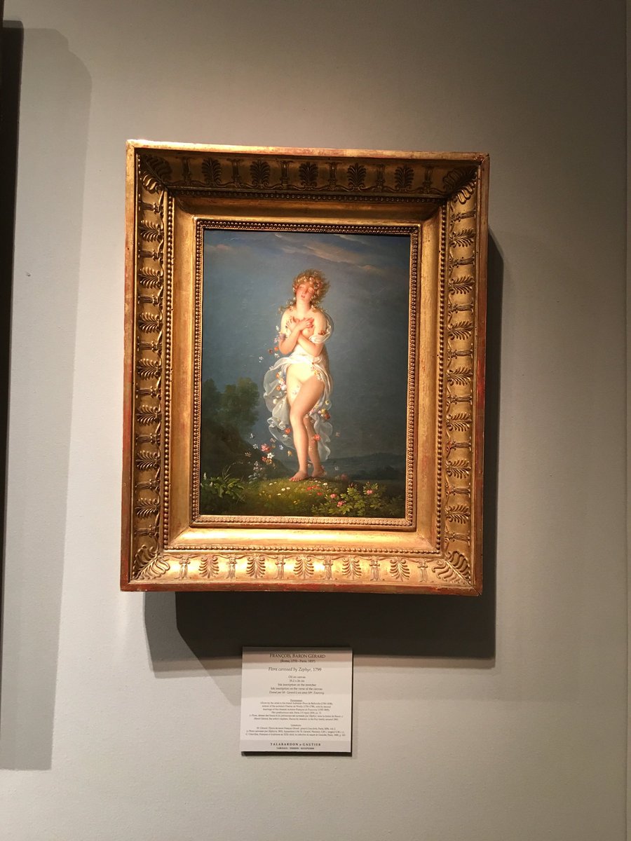 book_historia's tweet photo. If you see this tweet, you have to mention one of your favorite paintings.

I saw this painting by Gerard François, Flora Caressed by Zephyr (1799), at a super upscale fine art sale years ago and I’ve never stopped thinking about it. I wonder where it is now? https://t.co/K8fWeE8L2x