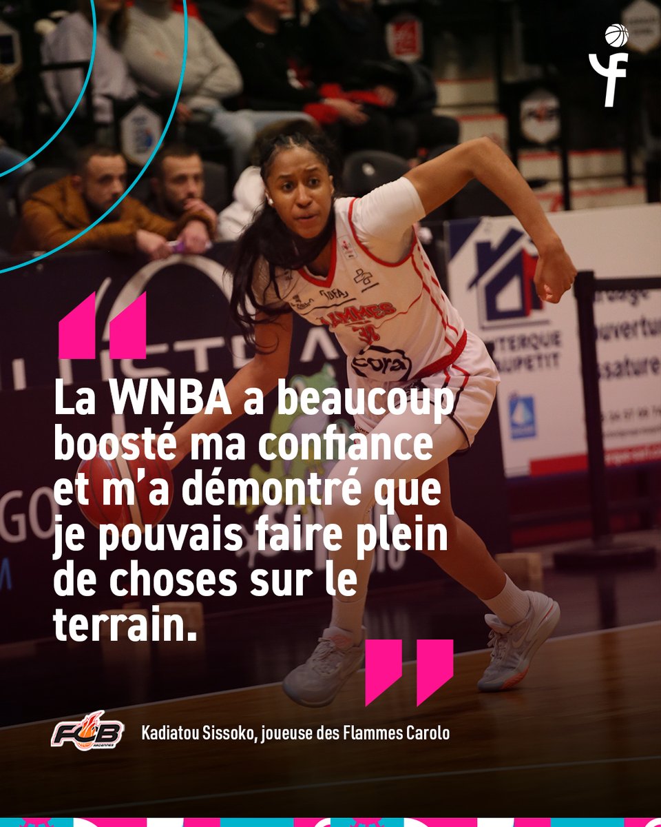 basketlfb's tweet photo. [PORTRAIT] Le retour fracassant de Kadiatou Sissoko dans l'Hexagone ! 🔥

Après 5 années d'expatriation 🇺🇸, entre la NCAA et la WNBA, l'ancienne joueuse de Basket Landes effectue son come-back sous les couleurs des @FlammesCarolo.

↪️ Son histoire : https://t.co/tPUiI3isww https://t.co/5Pfkih4aX7