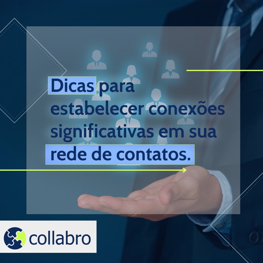 _Collabro's tweet image. Dicas para estabelecer conexões significativas em sua rede de contatos.

1) Seja surpreendentemente útil
2) Saia da zona de conforto
3) Agite as redes sociais
4) Fortaleça as conexões mais fracas
5) Pratique networking

#Collabro #Networking #CarreiraDeSucesso  #RedeDeContatos