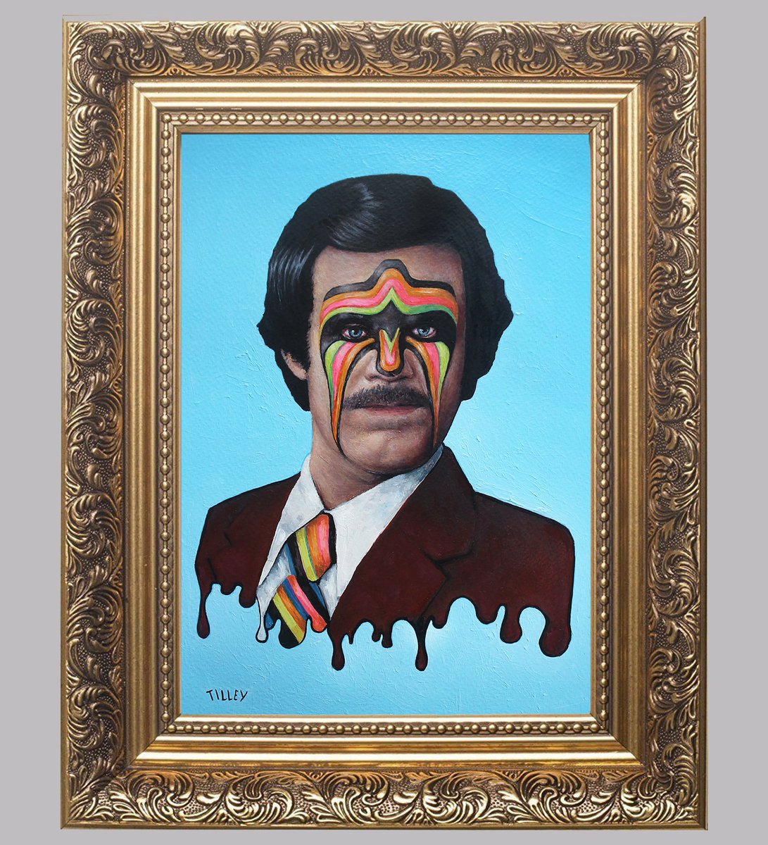 tylertilley's tweet photo. One of my favorite mashups! GONE. Thank you!
"Ultimate Anchor"
Collected
Oil
#anchorman #ulitmate #warrior #ultimatewarrior #mashup #tilley #portrait #pollution #contemporaryart #usa https://t.co/QBWv1vP4Dt