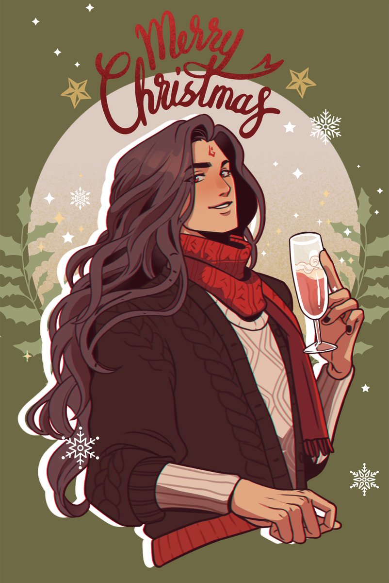 SiliceB's tweet photo. Happy Holidays everyone! #LuoBinghe #svsss #ScumVillainsSelfSavingSystem #ScumVillainSelfSavingSystem https://t.co/SnBWuNaIwk