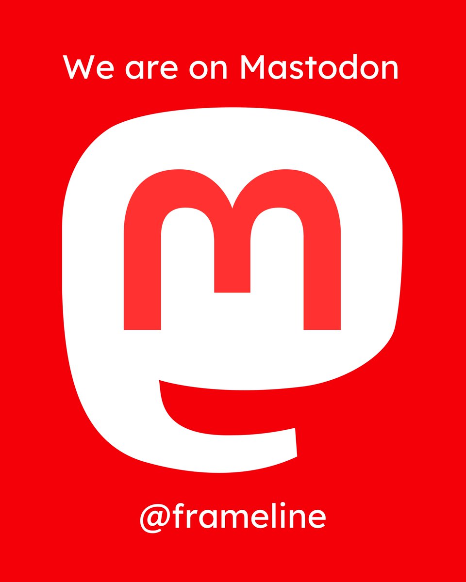 framelineco's tweet photo. With a changing social media trend, we are making our debut on a Mastodon. Follow us: https://t.co/wXdo1oD1Fj https://t.co/2tgNgfrQdb