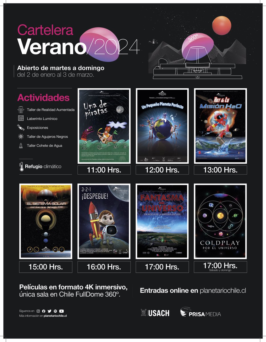 Tecnología Audiovisual – Planetario Chile