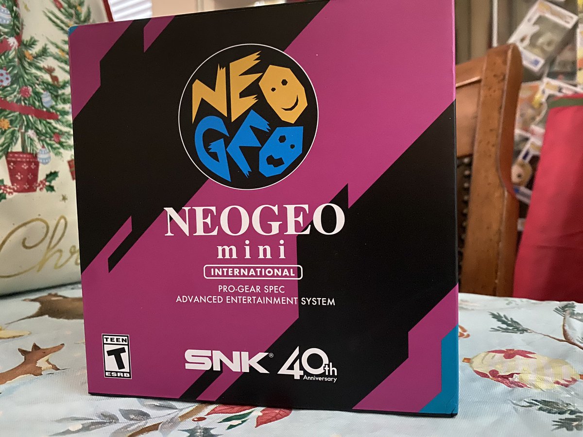 KOFcollector's tweet photo. For a great #christmas I receive a great #gift 😍👌👍 #SNK #NeoGeo https://t.co/ODzD64DBbw