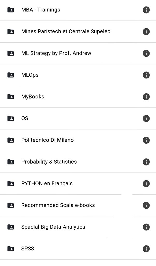 ZabihullahAtal's tweet photo. Huge Collection of Data Science Resources and Tools! 

Being a Data Science professional in this Google Drive you can find everything you are expecting! 

Download Link: 
https://t.co/fn6bJN0zPJ

❤️🔁🙏
Follow @ZabihullahAtal it's all about Empowering you via Tech Updates, Tech Knowledge, and Insights.