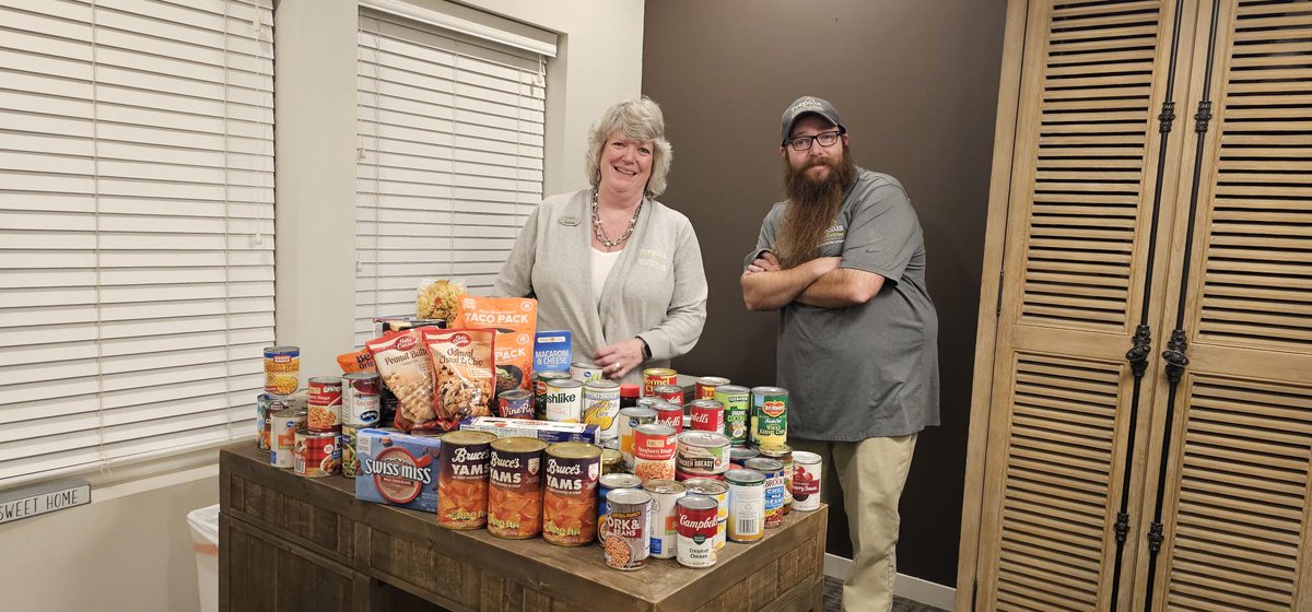 TreplusComm's tweet image. One can makes a difference. 2000+ cans makes a BIG difference! Thank you residents of @TreplusComm  and staff for #makingadifference!  The 2023 canned sfood drive winner was Burr Oak Commons in Delaware, Ohio! Giving back helps everyone win! TreplusCommunities.com