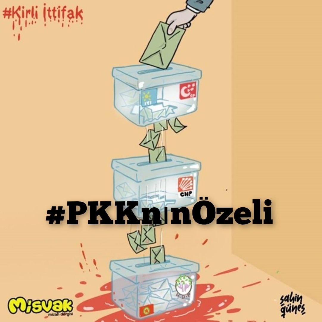 PKK/DEM Parti ile işbirliğinde olan, daha dün şehit cenazesinden kovulan Özgür Özel, ülkenin seçilmiş
Cumhurbaşkanı’na hain diyerek saldırdı.
CHP,PKK/DEM’li ortaklarını sevindirmeye devam ediyor.
Hain arıyorsan Aynaya bakman yeterli
#PKKnınÖzeli