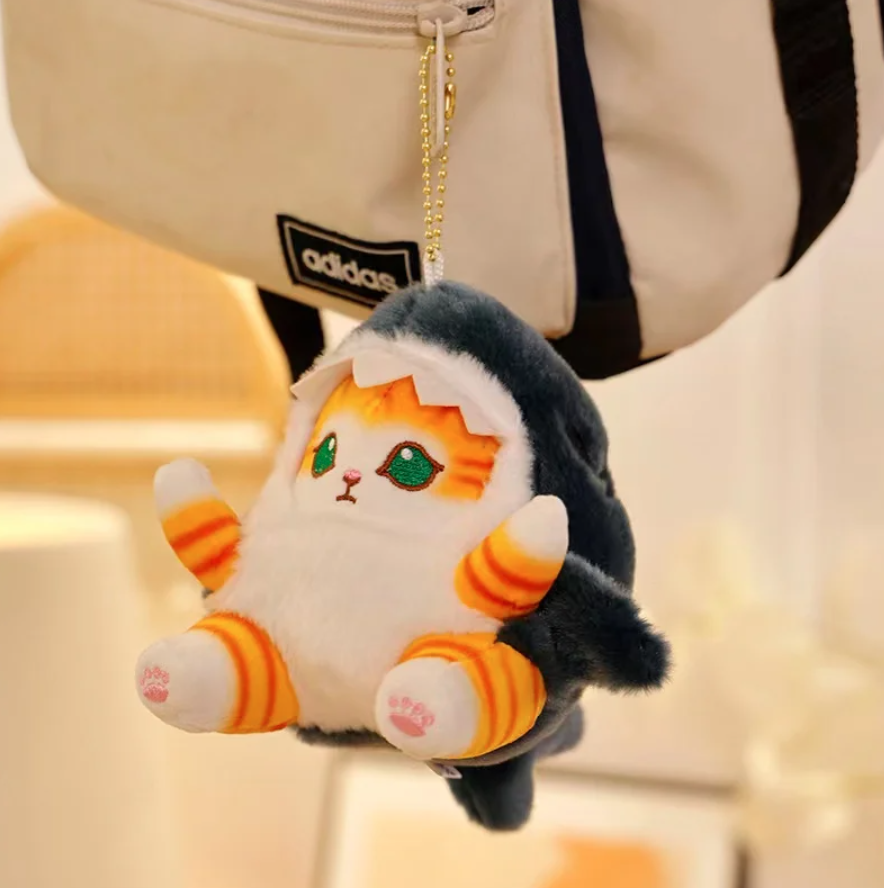 catmemesonly's tweet photo. Girls don't want flowers, girls want a shark cat plush https://t.co/k0XYvWEX2N
