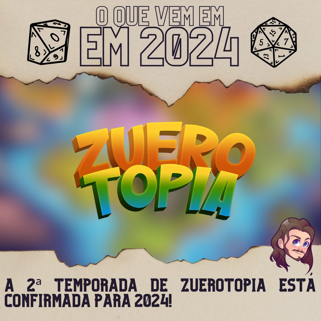 BostetaPeron's tweet photo. A mesa mais zueira de todas estará de volta em 2024. 
#ZuerotopiaRPG

Com os melhores de sempre!
@dm_tulio / @PepetheStranger / Guik da @Vale_XP_ / Zid. 

Então, aguardem boas risadas! Inclusive, já saiu teaser no canal! https://t.co/IPpHiJ6Xhp