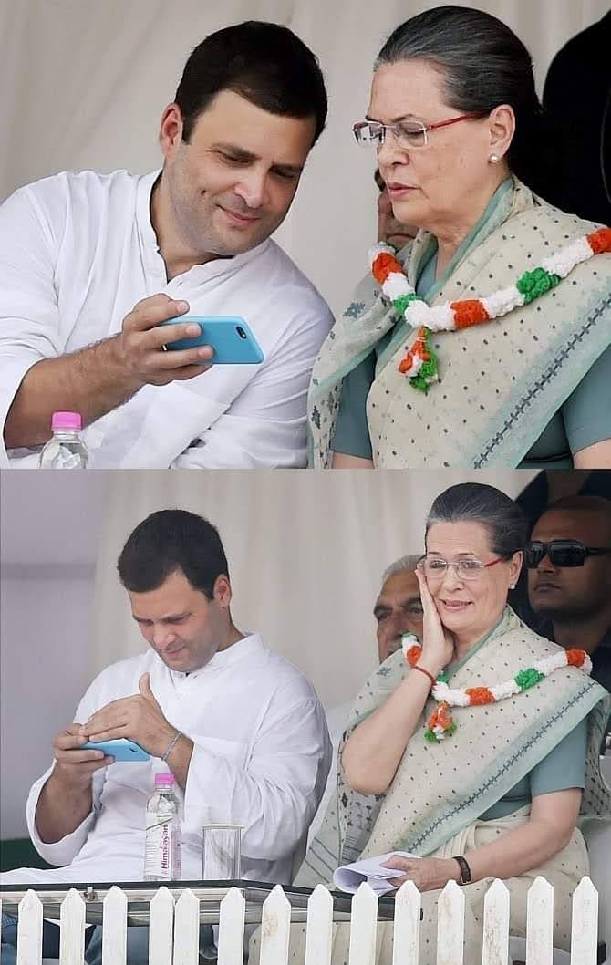 @vinita9661 But, @RahulGandhi  spends only 6 hours & 55 minutes with his mobile phone. 😃😃😃😃