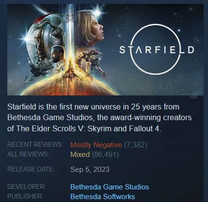 mataplatanos92's tweet photo. Jajajajajajajajajjajajajjajajajajaja #Starfail no deja de decepcionar, y eso que según los pilerdos pobretones iba a ser el “juego de la generación” jajajajajajajajajajjajajajajaja
#Starfield #Xbox #Steam https://t.co/ltUAMAgn64