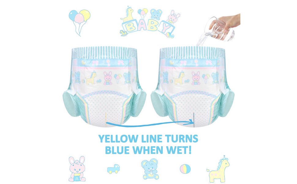 LittleforBig's tweet photo. “Littleforbig Baby Parade Diapers” released on https://t.co/Go6WQpfba9 &amp; Amazon 💚🐻🩵🦒💝🐰💚 Our 1st Cloth Back Diapers also feature a wetness indicator &amp; a positional print design 💚🐻🩵🦒💝🐰💚 Size M-XL
.
#littleforbig #abdlcommunity #abdlbaby #adultbabydiaperlover https://t.co/9f2xmCg2kd