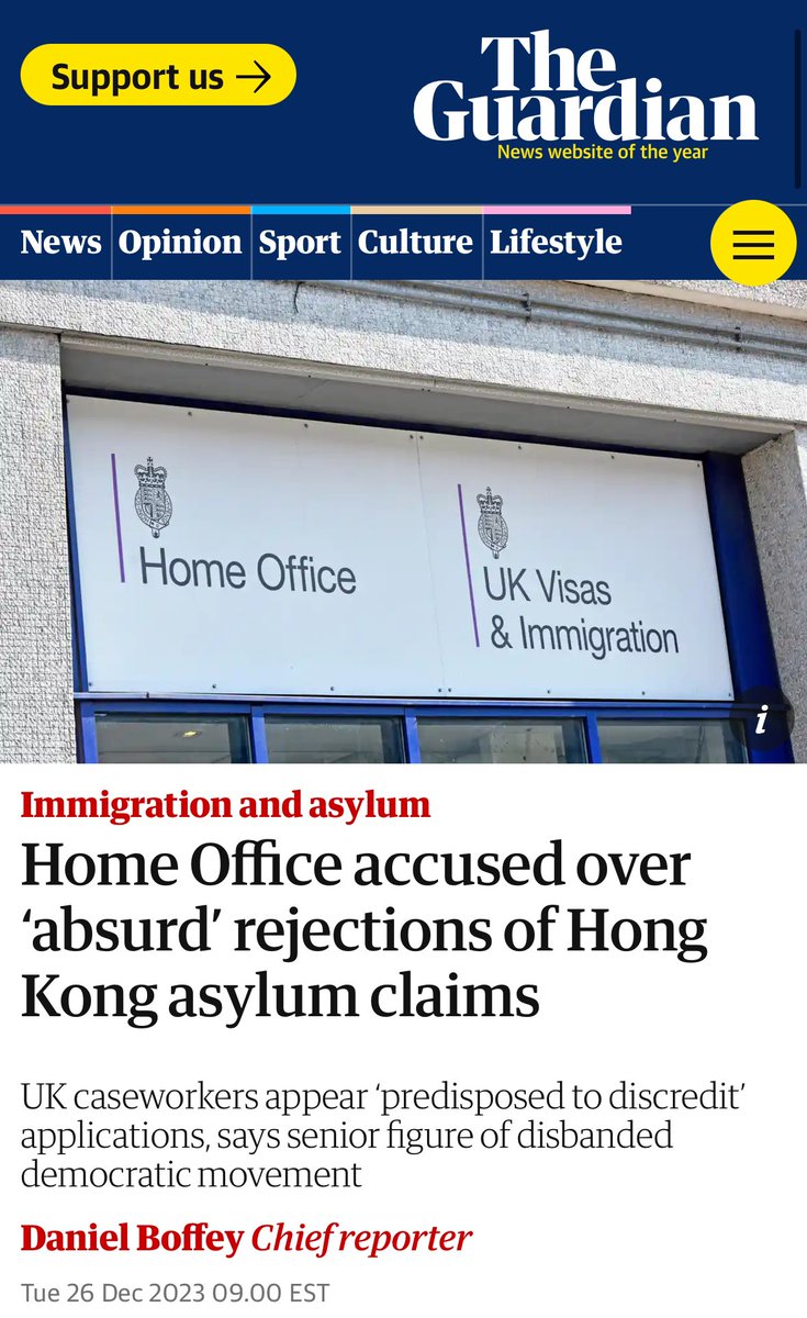 SamuelBickett's tweet photo. In yet another astounding example of the British government failing to protect Hong Kong refugees, the Home Office has rejected large numbers of asylum claims from political dissidents. This comes after the UK gov failed to sanction officials who violated the Sino-British Joint Declaration, took no action against Chinese diplomats filmed beating Hongkonger immigrants in the streets of Manchester, and failed to intervene as banks including HSBC refused to release Hong Kong retirement accounts to UK immigrants. https://t.co/P8I9xKa2yL