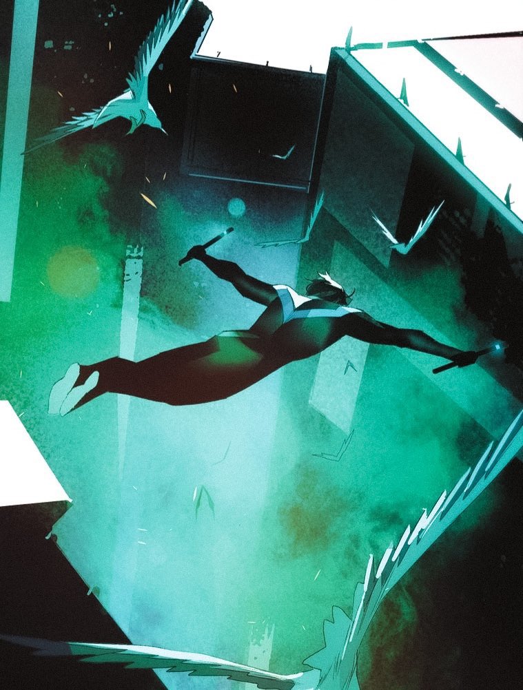 batmancurated's tweet photo. nightwing by simone di meo https://t.co/JDBrglAfwl