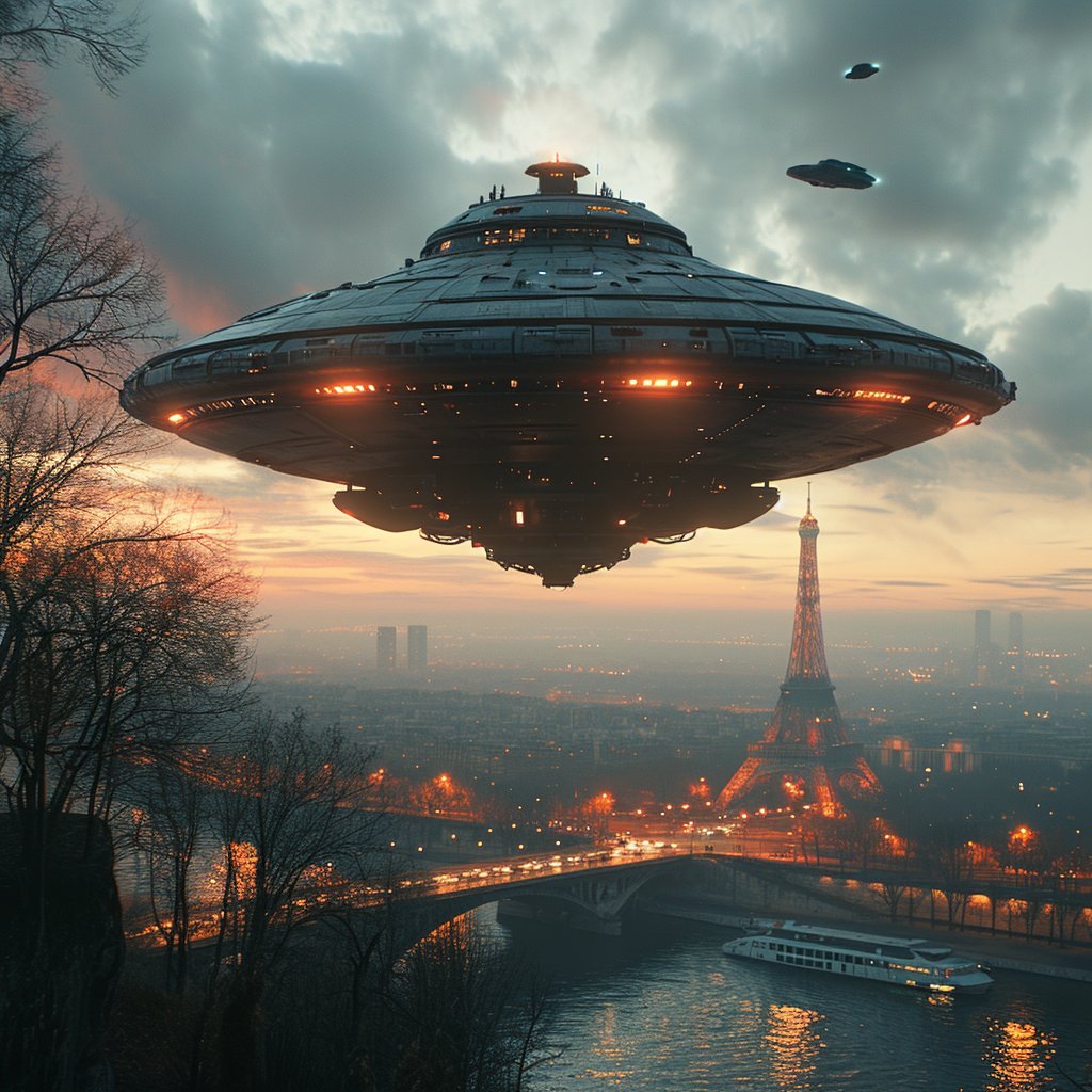 MadeBuyAI's tweet image. #UFO #MadeByAI #AIArt