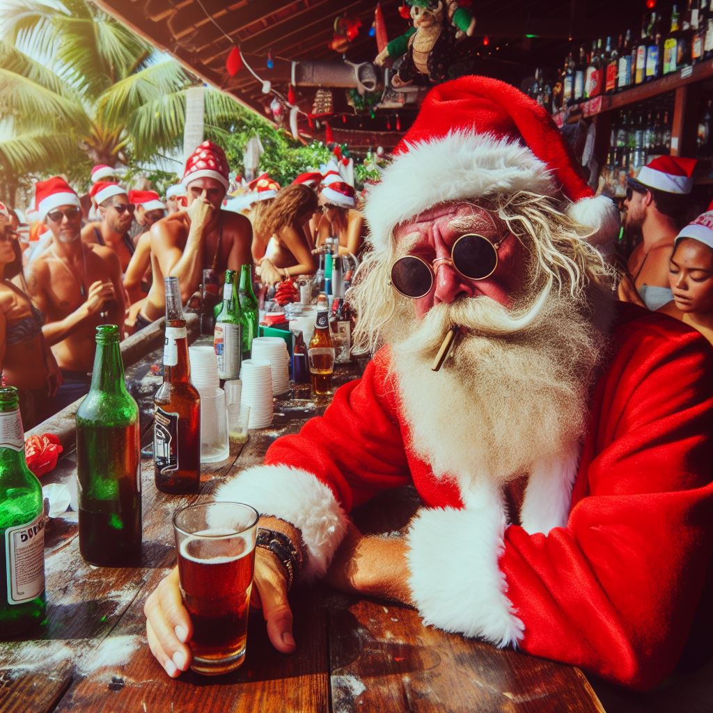 AI_GREP's tweet photo. Probably what Santa looks like today. https://t.co/dN9mGiUaVw