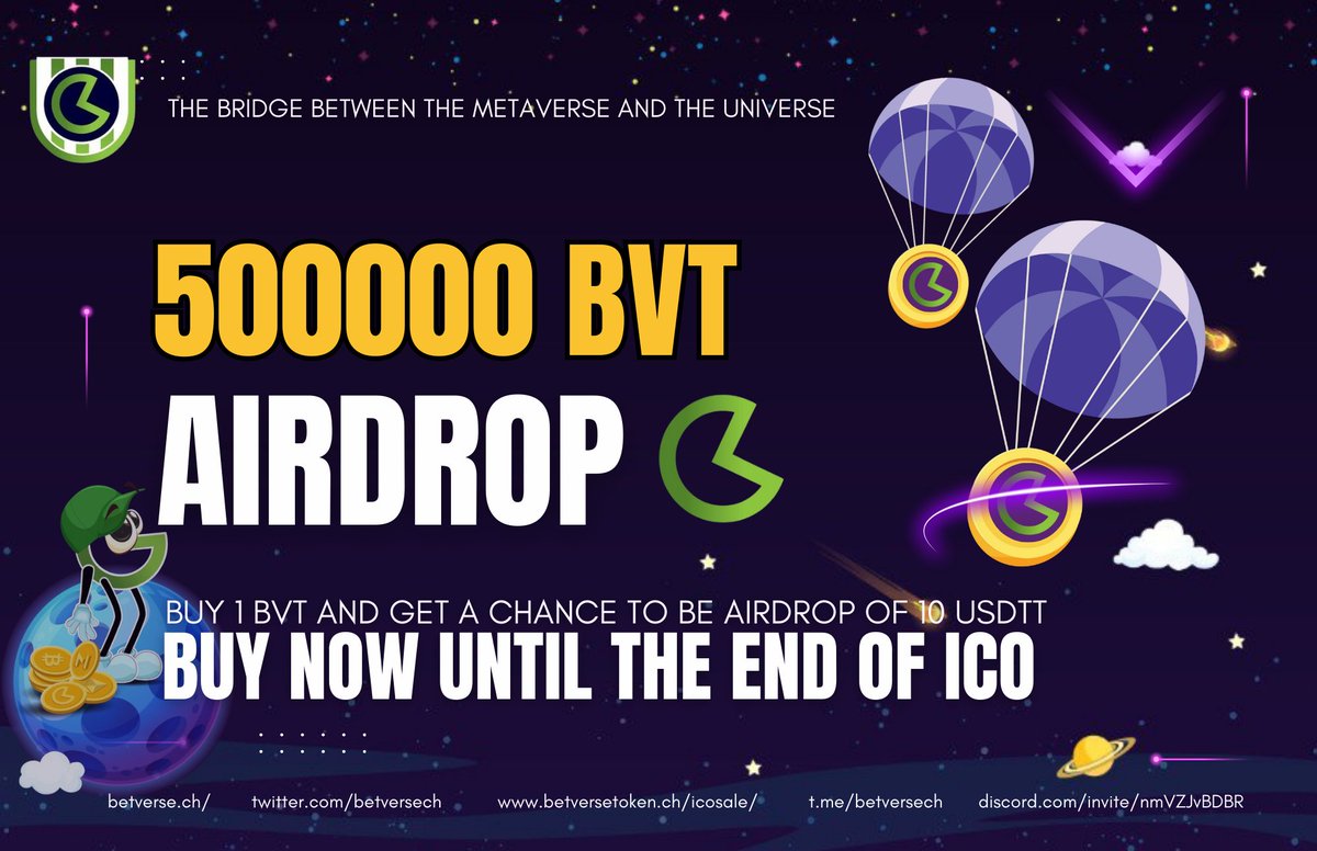 Polygon Wallet Addresses for $BVT Airdrop👇

#Airdrop #USDT #Giveaways #PolygonCommunity