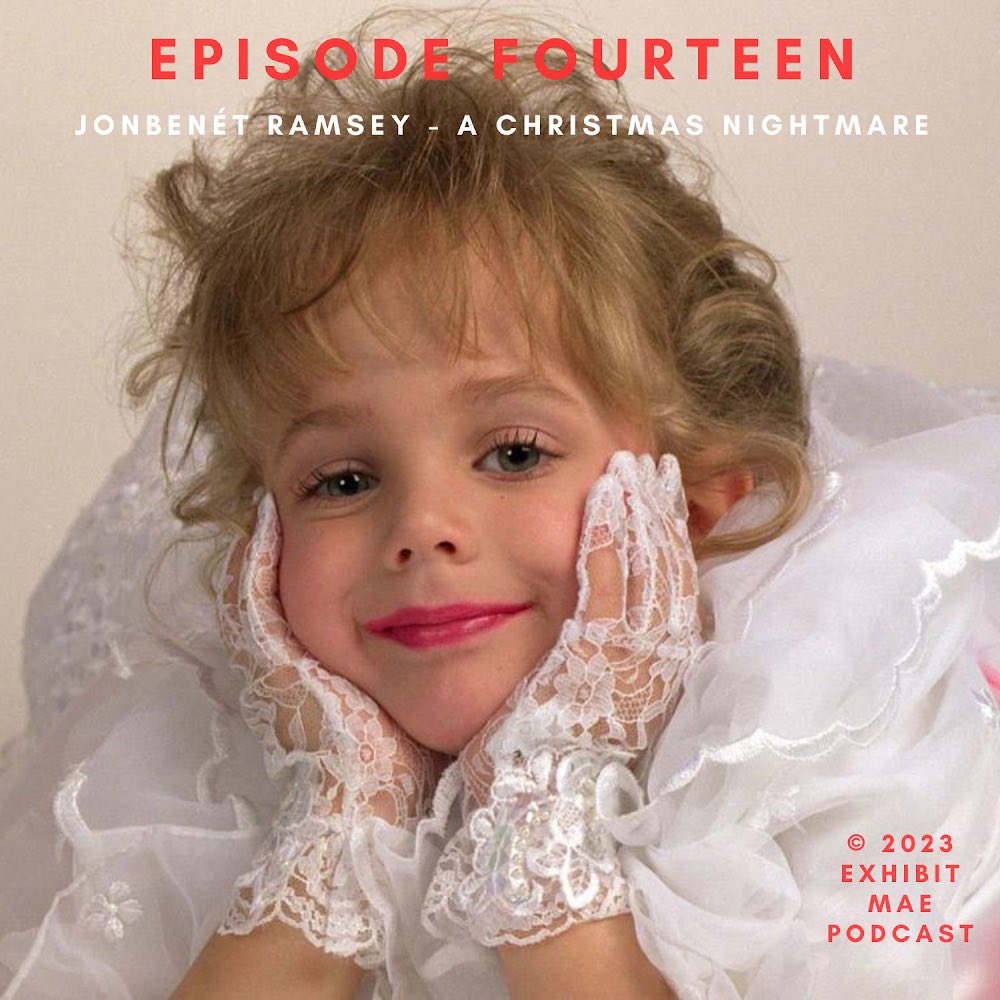 exhibitmaepod's tweet photo. 27 years ago today … RIP JonBenét Ramsey 💔 LISTEN NOW: https://t.co/u4xGhJi6Rp https://t.co/XBy1tEQ7NE