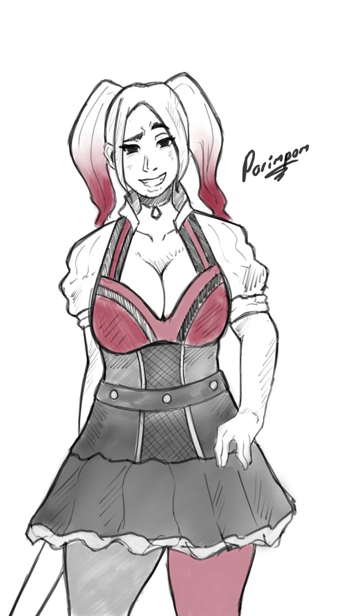 OuffyP's tweet photo. harley quinn https://t.co/7Z8bQw29XA
