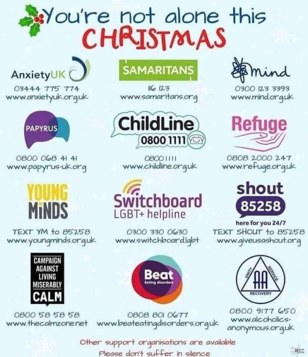 Please remember. Stay safe and have a good festive season and a happy new year 👍