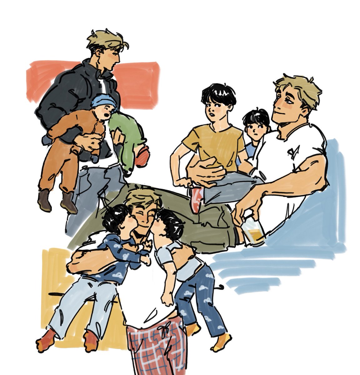 nephews and uncle tsumu