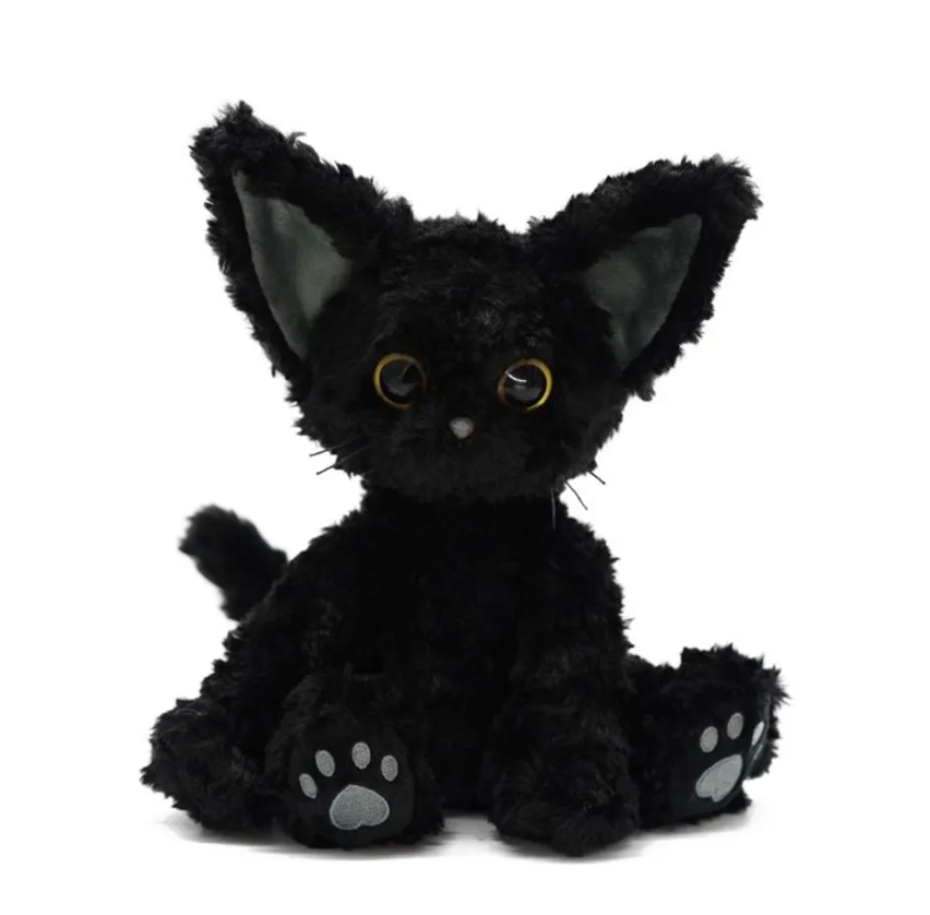 catmemesonly's tweet photo. Whoever made this adorable black cat plush you are going to heave so fast. God has a special throne for you (*ᴗ͈ˬᴗ͈)ꕤ*.ﾟ https://t.co/jqP9ScMB4a