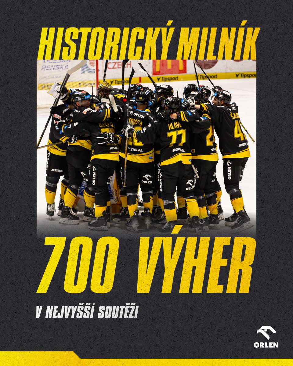 7️⃣0️⃣0️⃣. výhra v základní části <a href="/telhcz/">Tipsport extraliga</a> 🖤💛 #chemici