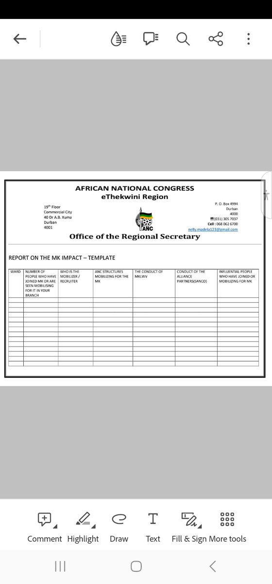 ZANewsFlash's tweet photo. NEWS: The ANC in the eThekwini region in KZN has started a process to identify its members who are mobilizing for the newly unveiled MK Party backed by former President Jacob Zuma. The task has been given to branch secretaries and they have to file reports in the new year. https://t.co/R96WitmGnv