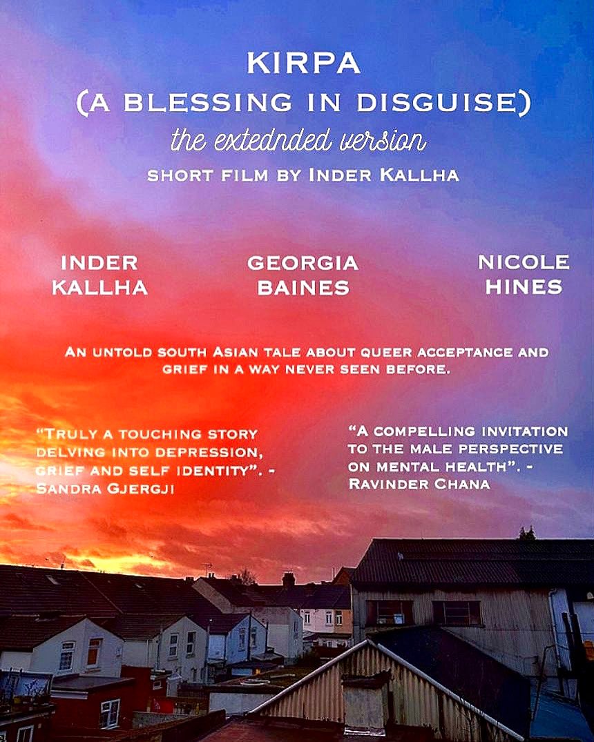 inderacts's tweet photo. KIRPA (A BLESSING IN DISGUISE) QUEER SOUTH ASIAN FILM OUT NOW!!! https://t.co/4SOPBrjrp8 #acting #INDvsSA #new #movie #trending #queersikh #lgbtq #southasianactor #southasian #kirpaablessing #inderacts #emotional #newfilm #shortfilm #love #gaysikh #punjabi #queer #actorslife https://t.co/mVUe0ZxCvi