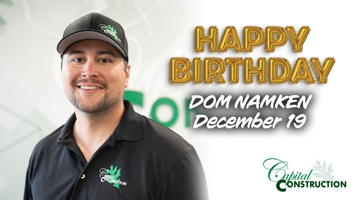 Happy Birthday, Dom Namken!
Wishing you an amazing day and an even better year!

#ThereWhenYouNeedUs #HappyBirthday