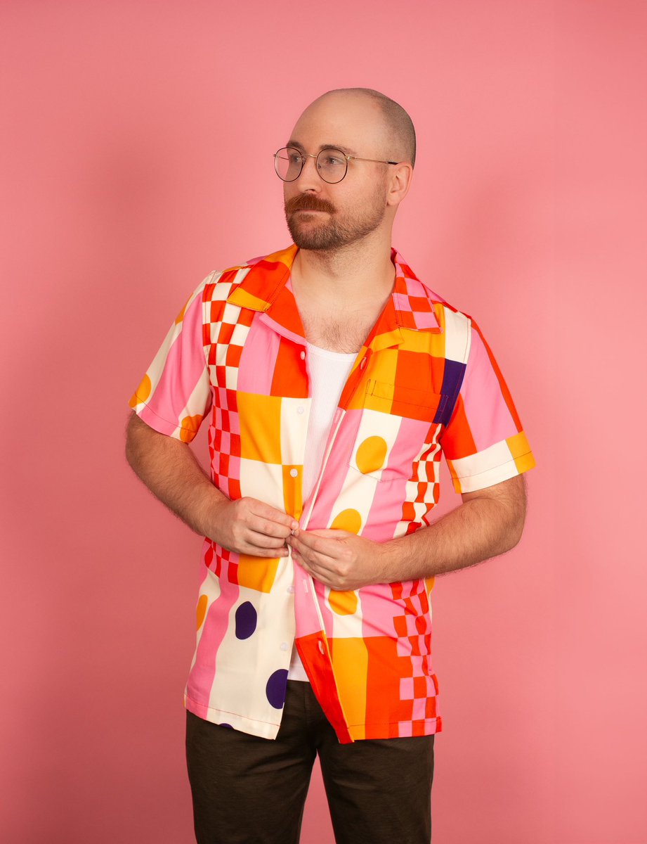 PanderShirts's tweet photo. Anyway, I got laid off and this is my side hustle store where I sell colorful fun clothes 😌 https://t.co/RCRGGfwiGH https://t.co/VDFDJLknQI