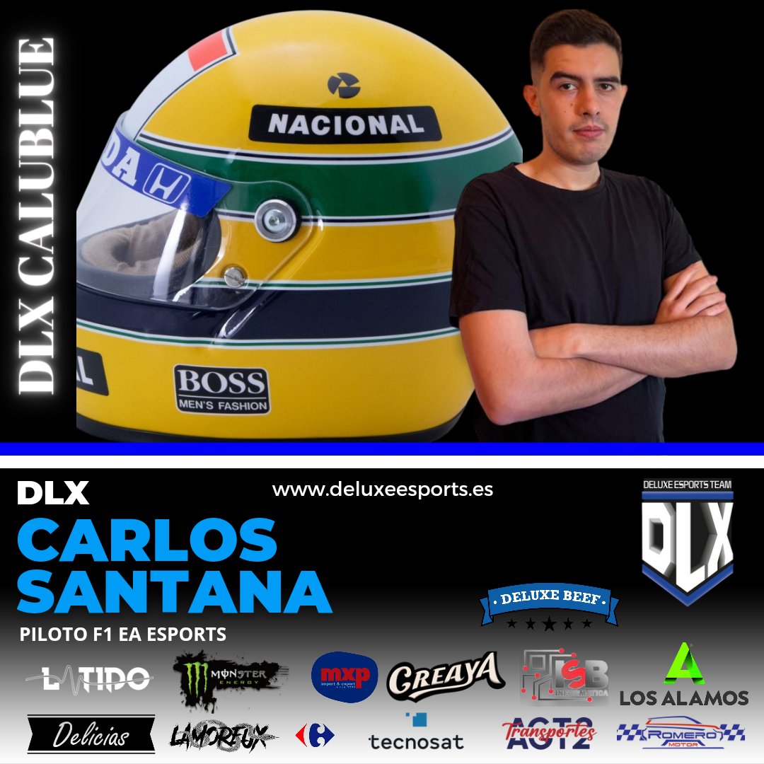 deluxef1esports's tweet photo. Bienvenido al Team @carlossantanaa03
Viene a sumarse en la nueva aventura del 2024. Este Piloto llega con mucha energía, y está deseando apretar el acelerador una vez se encienda el semaforo en verde.
#GODLX💙 #nosocialhate https://t.co/4FUx4iCwTg