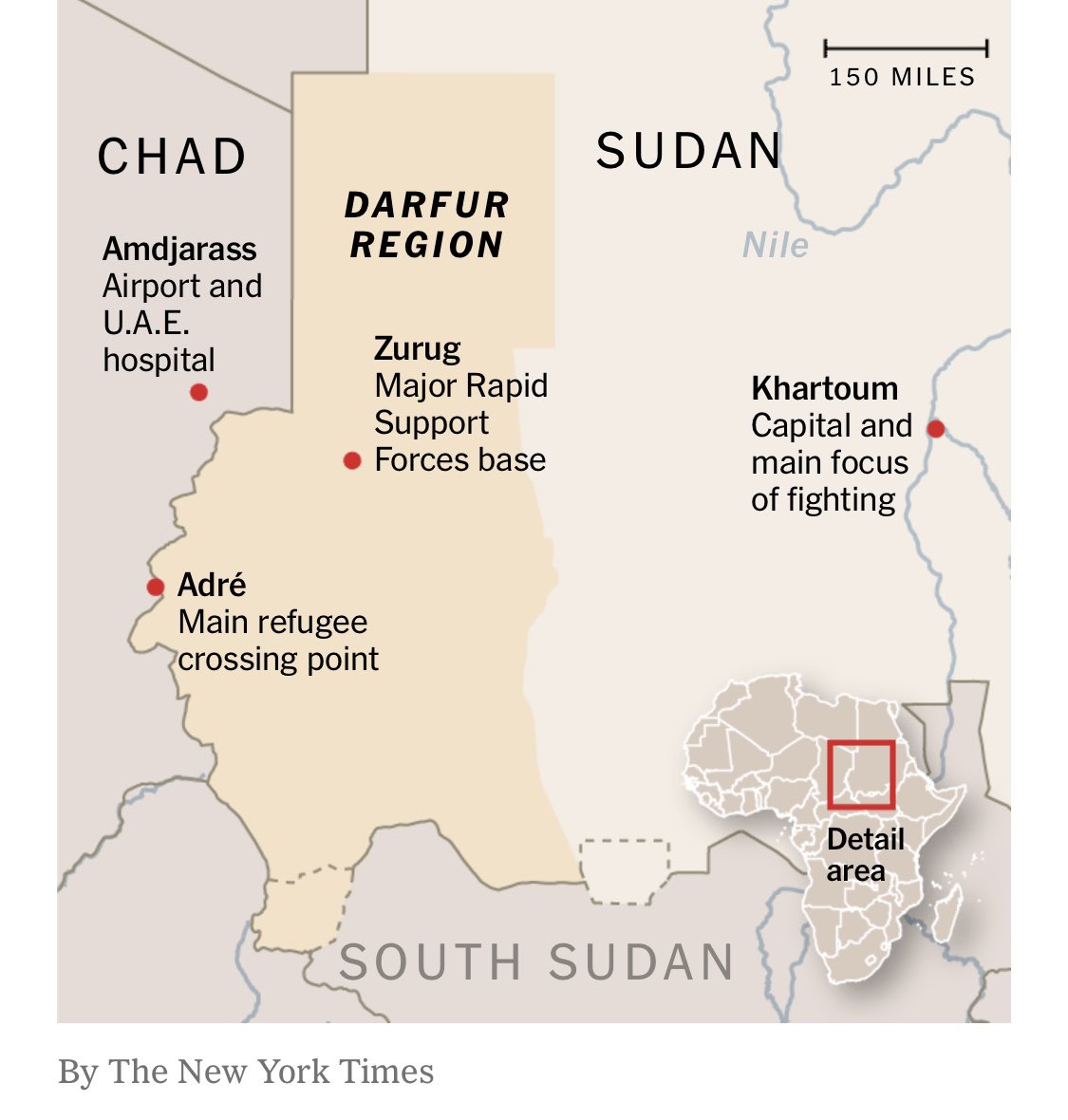 Bit_Khalifa1417's tweet photo. #الامارات_دولة_مافيا 
#الامارات_تقتل_السودانيين 

صحيفة The New York Times: 

♦️ الإمارات تغذي القتال في السودان سراً.

♦️ الإمارات من قاعدة جوية نائية في تشاد تقدم الأسلحة والعلاج الطبي لقوات الدعم السريع.

Talking Peace in Sudan, the U.A.E. Secretly Fuels the Fight

From a remote air base in Chad, the Emirates is giving arms and medical treatment to fighters on one side in Sudan’s worsening war, officials say.

#الامارات_تقتل_السودانيين 
#الامارات_تدعم_الارهاب 
#الامارات_تسلح_مليشيا_الدعم_السريع 
#الدعم_السريع_مليشيا_ارهابيه 

رابط المقال: ⬇️ 

https://t.co/l7Hn4BLVtk