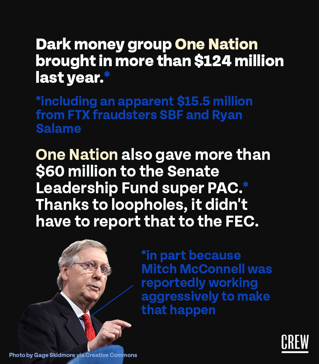Here's what we found out about One Nation—one of the largest, most active dark money groups in the country—via its tax documents:
citizensforethics.org/reports-invest…