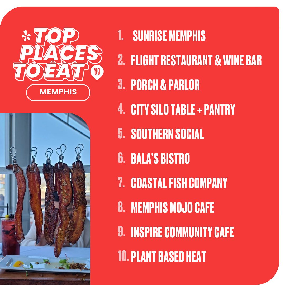 Thanks to @yelpmemphis and all Memphis Yelpers for naming Porch and Parlor one of Memphis's top places to eat in 2023!