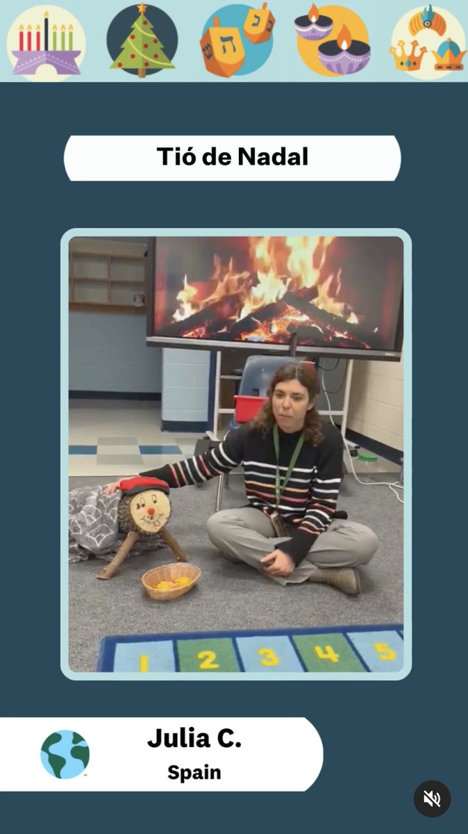 Have you heard of Tió de Nadal? Listen in as Ambassador Teacher <a href="/JuliaPunti/">Julia Cabrerizo Punti</a> shares all about this magical Christmas tradition from Spain! ➡️ instagram.com/p/C1U0jk6yLqW/ #UnitingOurWorld