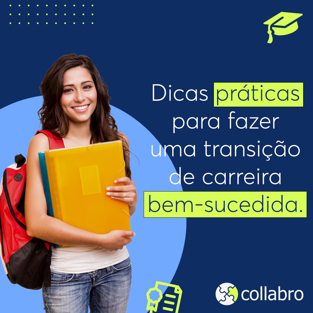 _Collabro's tweet image. Dicas valiosas para aqueles que estão em busca de uma transição na carreira:

1) Avalie seu momento profissional 
2) Conte com uma rede de apoio
3) Faça uma lista de prós e contras
4) Elabore um planejamento

#Collabro #Networking #TransiçãoDeCarreira #RealizaçãoProfissional