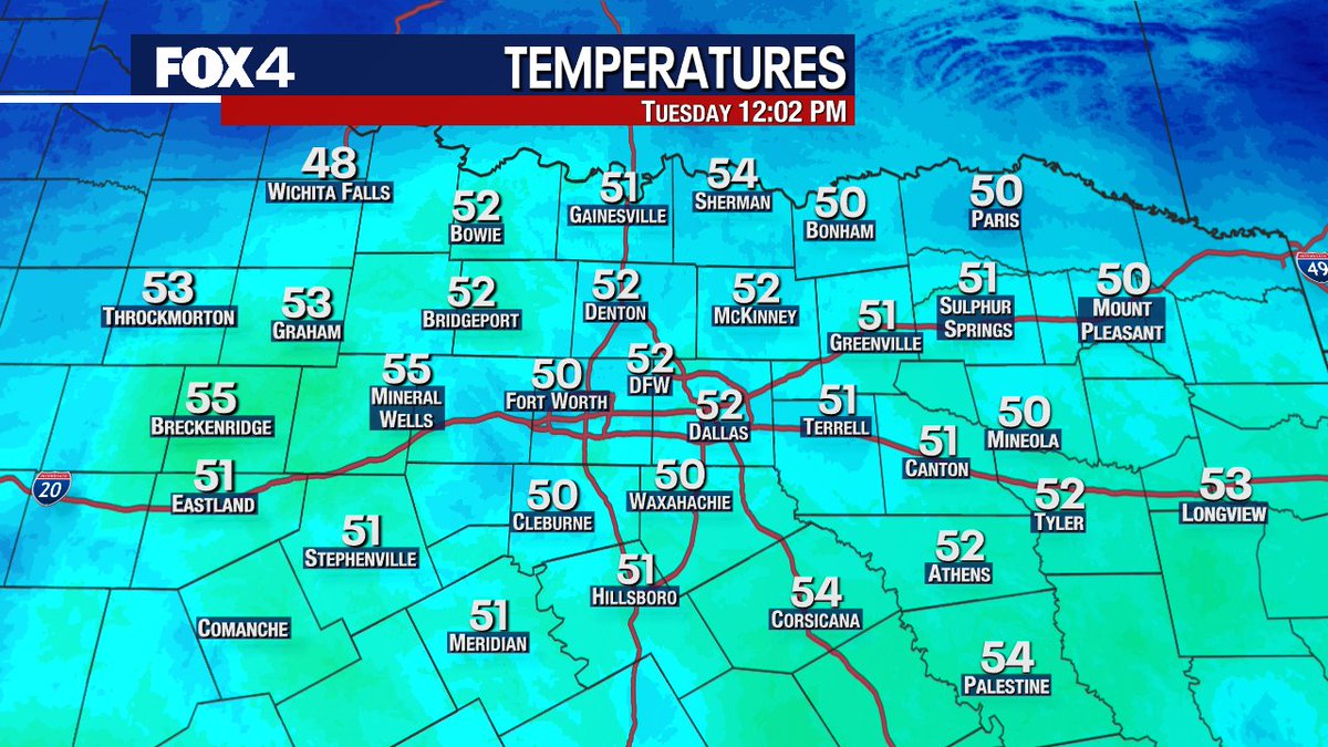 Your current temps... #txwx #dfwwx