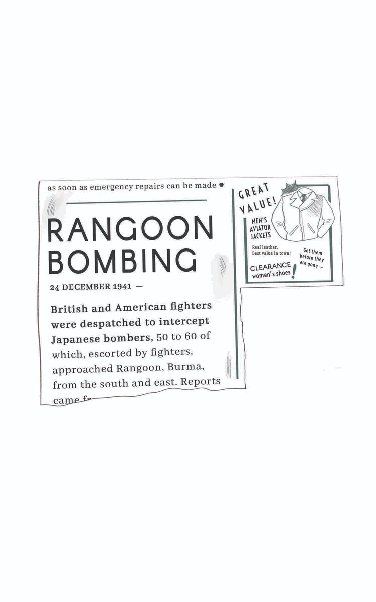 junglewarbook's tweet photo. Christmas Day appears twice in The Jungle War with the sudden bombing of Rangoon in December 1941, &amp; the bombing of Calcutta on 20 Dec '42.
These rather more solemn affairs see Jim called out of his leave to fight with the #Gurkhas, 1st at Kawkareik &amp; then in #OperationLongcloth. https://t.co/vYQUgU6q8r