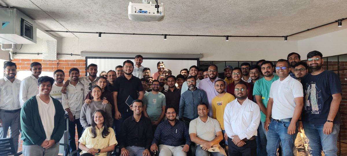 LaravelSurat's tweet image. #LaravelLive Surat Dec chapter was a knowledge-packed experience at @WibesCoworking.🚀
@gauravmakhecha delivered an insightful talk on awesome Laravel tools.🙌
Thanks to @LaravelRajkot team for making it a collaborative learning experience!💡
@LaraconIN @laravelphp #LaravelSurat