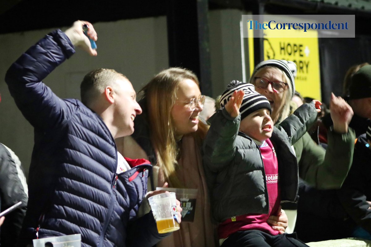 TamesideCorr's tweet photo. It is fair to say Mossley is buzzing after the football club's 2-0 win over @StalyCelticFC in front of 1,765 fans - the biggest Seel Park crowd in years.

Happy faces beamed around the ground as David Fish's side defeated their neighbours with a fantastic display.

- @MossleyAFC https://t.co/vvyJxkXRQU