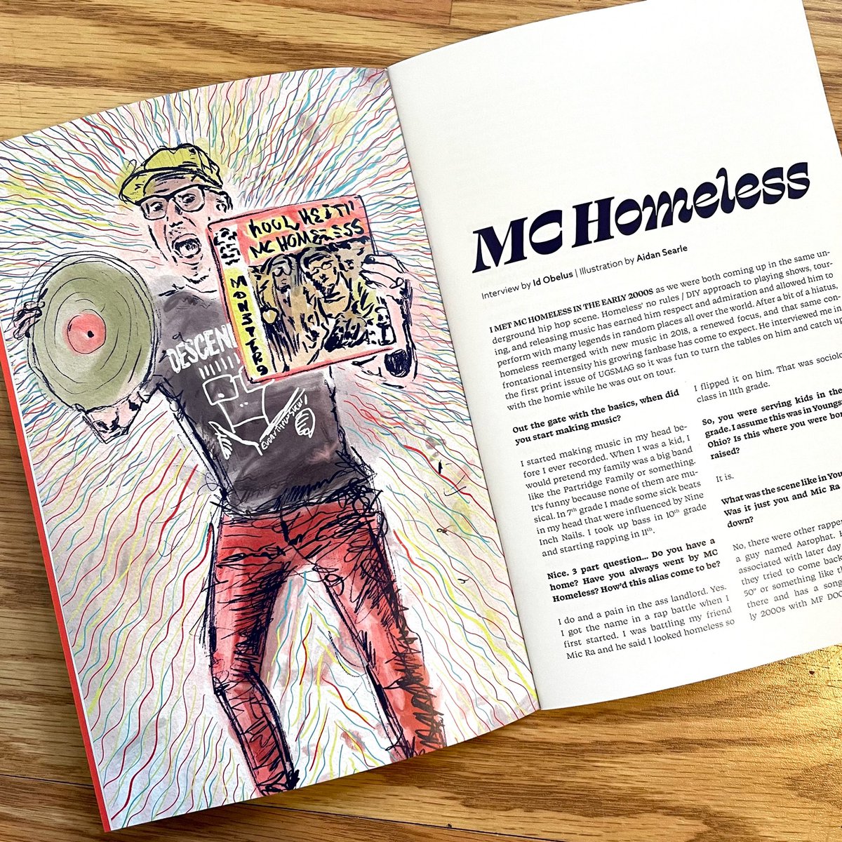ugsmag's tweet image. Issue 006 of UGSMAG out now Featuring: N8NOFACE, Kid Koala, MC Homeless, Mindbender, Art Morera, Dan Lactose aka DJ Eons One, and more. Includes a bonus zine dedicated to the late great Khari “Conspiracy” Stewart. ugsmag.com/product/ugsmag…