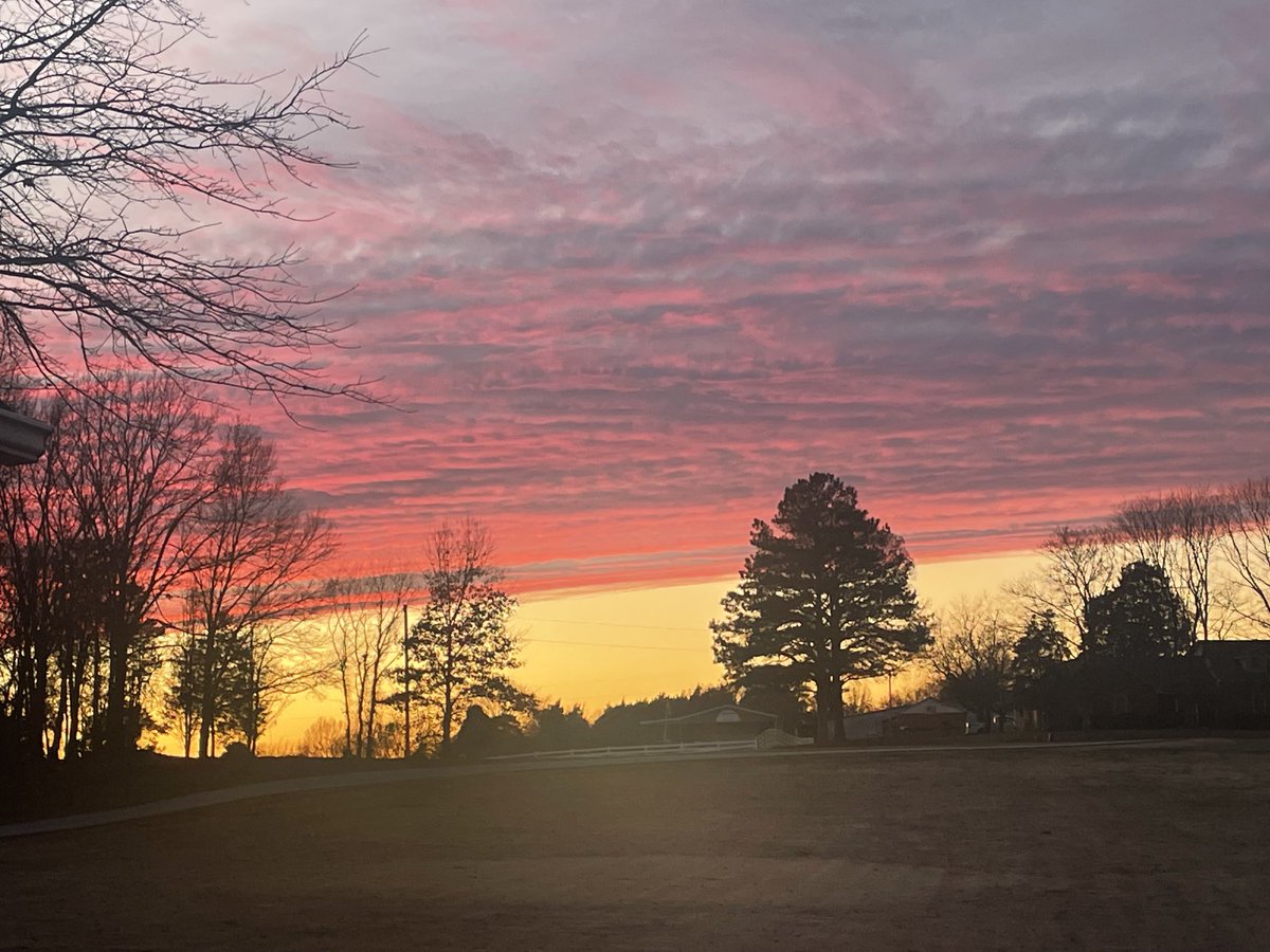 Sunset on Parkers Levee