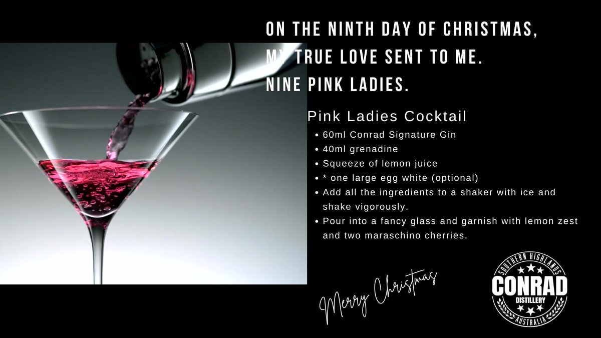 debraspence_com's tweet photo. @ConradSpirits Happy New Year with Conrad Distillery countdown of 12 days of Christmas with cocktails. 9th-day Pink Ladies Cocktail #conraddistillery #Cocktail #gin #NewYear2024 https://t.co/K4jAIy5ARU