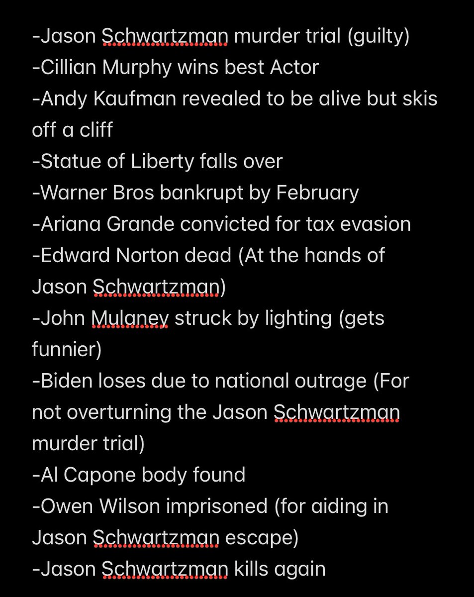 aidanfella's tweet photo. 2024 Predictions!! https://t.co/PKTcvFByr4