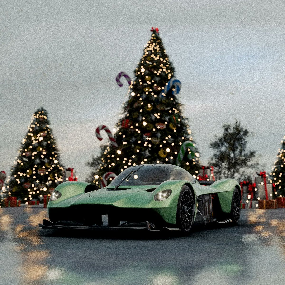 KNZauto's tweet photo. Aston Martin Valkyrie. // Christmas 🎄 
@ForzaHorizon 5.
Xbox Series X - 4K. 

#VirtualPhotography #AstonMartin #ForzaShare #ForzaHorizon5 #Valkyrie #CarPhotography https://t.co/jsiQNh9RSx